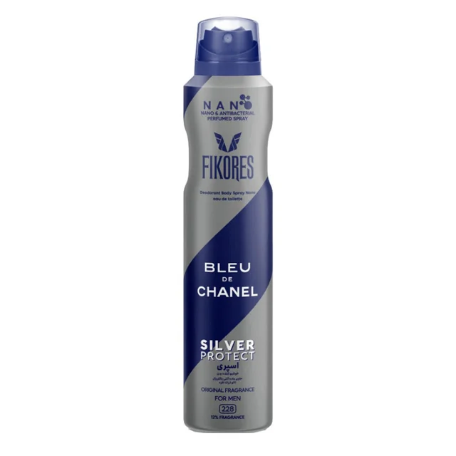 سپری بدن مردانه فیکورس مدل Bleu De Chanel حجم ۲۰۰ میلیلیتر